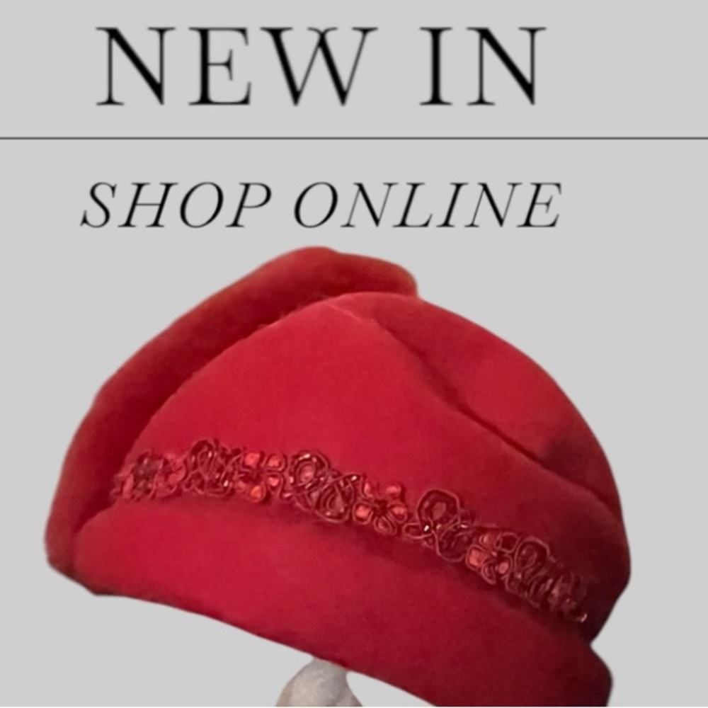 Elegant Red Women's Hat